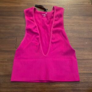 Urban Outfitters Out from Under Pink low neck top